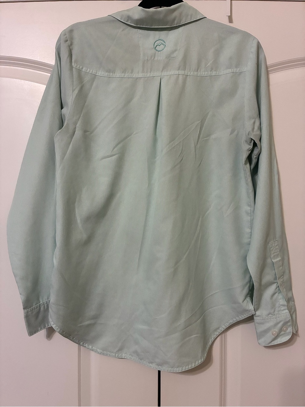 Magellan Outdoors Women's Light Mint Button-Front Shirt - Picture 3 of 3
